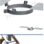 Kit S/Rampant - Conduit cheminée Isolé (Duoten) hauteur utile 1,4 mètres Int./Ext. = Inox 304 / (I 304 ou Galva) - Øint/ext 80/130mm