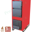 Kit chaudière mixte 40 KW (classe 5) bois bûches (L=50 cm) + brûleur granulés avec creuset rotatif et vis d´alimentation, HxLxP= 1294x610x969mm raccordement Ø 200mm