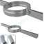 Kit accessoires (chapeau, plaque d´étancheité carrée, collier et raccord) raccordement latéral d´un Tubage Flexible Ø 155/161 mm