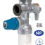 Kit pour Chauffe-eau (Groupe de sécurité siège inox NF + Siphon)