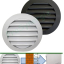 Ensemble Entrée d´air murale hygroréglable EHT² avec traversée, mousse et grille extérieure