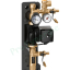 Kit puits géothermique Echangeur hydraulique une  corbeille  (environ 1KW) avec pompe et sécurité + batterie avec filtre à air Ø160mm et régulation