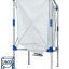Kit automatique ''Nova Pack'' transfert de granulés à partir du bas d´un silo de stockage textile (1.9m³) avec une cassette à débourrage + registre, vers le remplissage d´un poêle/chaudière avec un doseur aspirateur et d'un module filrant