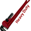 Lot de 3 Outils sanitaires : Clé à bonde (261620) - Clé écrou robinet (261470) - Clé sanitaire (011324) + Clé Viragip heavy duty 10´ 250mm (013810)