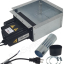 Kit automatique ''Nova Pack Eco'' transfert de granulés à partir du bas d´un silo de stockage avec une cassette à débourrage vers le remplissage d´un poêle/chaudière avec un doseur aspirateur et d'un module filrant