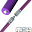 Kit Mauve (contient 6 Cannes de ramonage mauve à Mémoire Ø 20 de longueur 1,5m + câble de départ)