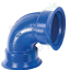 Kit Puits climatique en Fonte Ductile Elixair DN150 90° avec regard