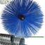 Kit de brossage réseau ventilation comprenant deux câbles rotatifs Ø 12/6 mm Long 3 m et Ø 14/8 mm Long 8 m + Six brosses Ø 80-125-160-200-250-315-355 et 400 mm
